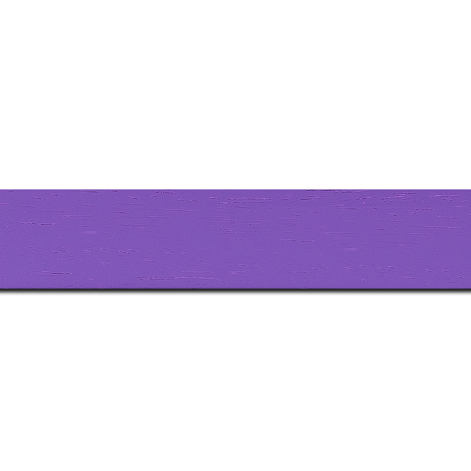 Baguette longueur 1.40m bois profil plat largeur 3cm couleur violet satiné