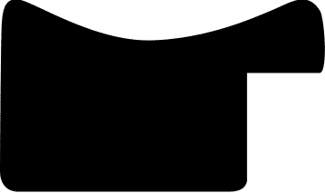 Baguette precoupe bois profil concave largeur 3cm couleur or coté extérieur foncé. finition haut de gamme car dorure à l'eau fait main