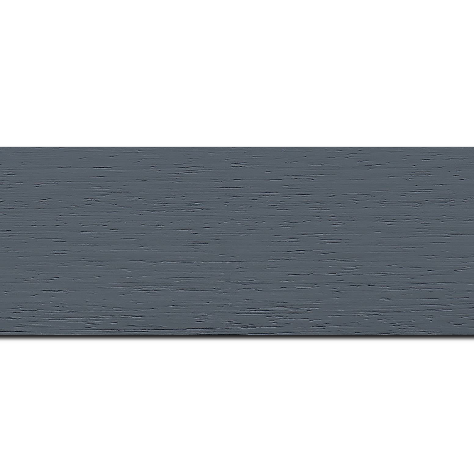 Baguette longueur 1.40m bois profil plat largeur 5.9cm couleur gris foncé satiné