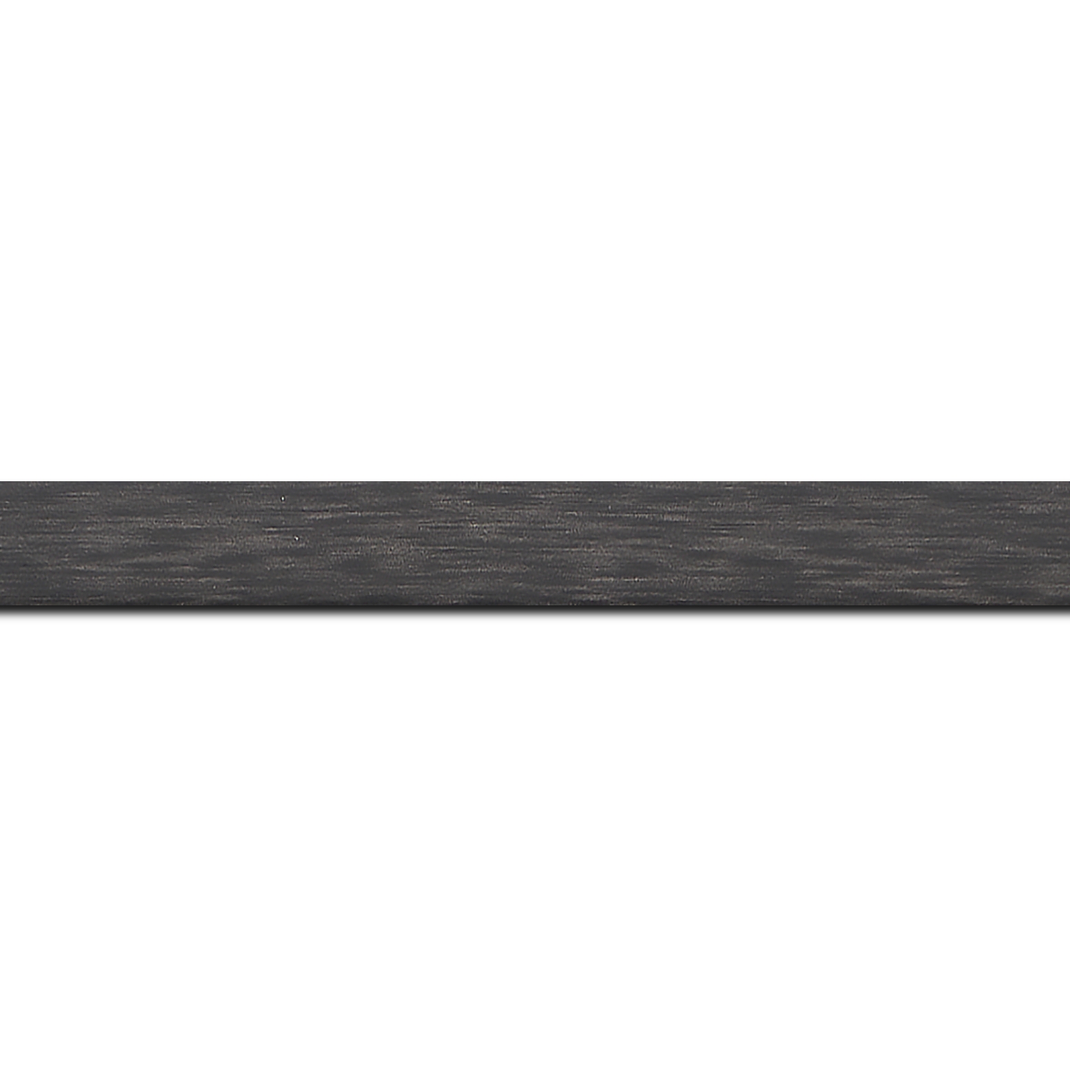 Baguette longueur 1.40m bois profil plat effet cube largeur 2cm couleur ton bois anthracite