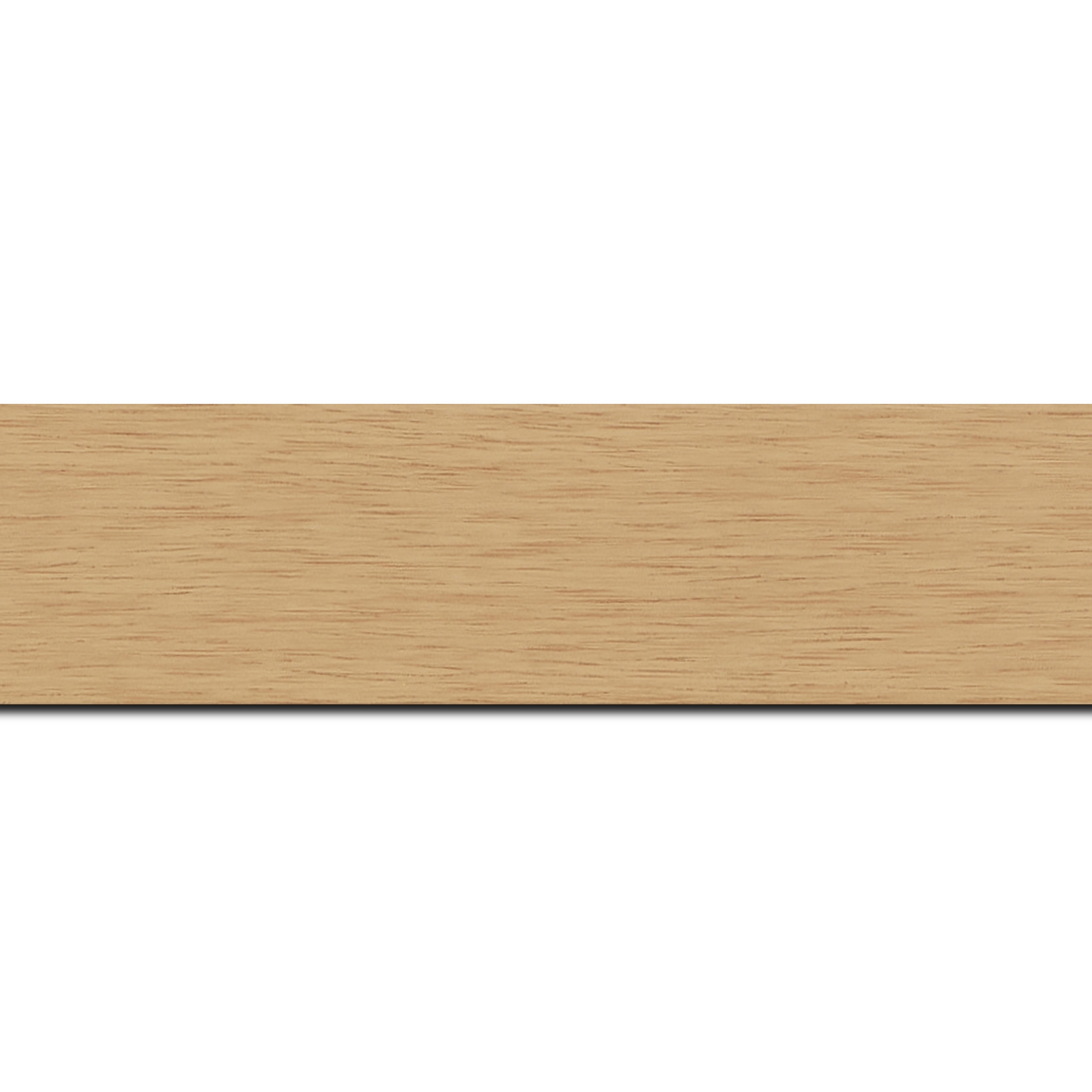 Baguette longueur 1.40m bois profil plat largeur 4.1cm couleur naturel satiné