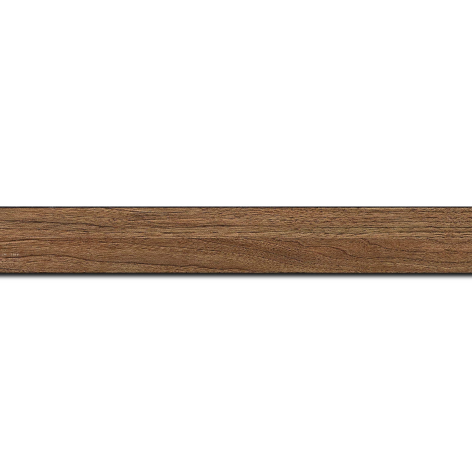Baguette longueur 1.40m bois profil plat largeur 2cm décor bois chêne doré