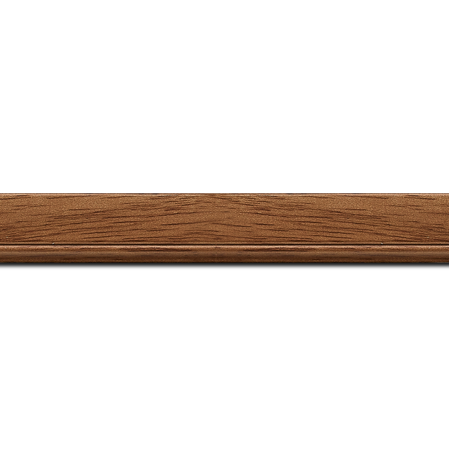 Baguette longueur 1.40m bois profil plat largeur 2.5cm couleur marron ton bois
