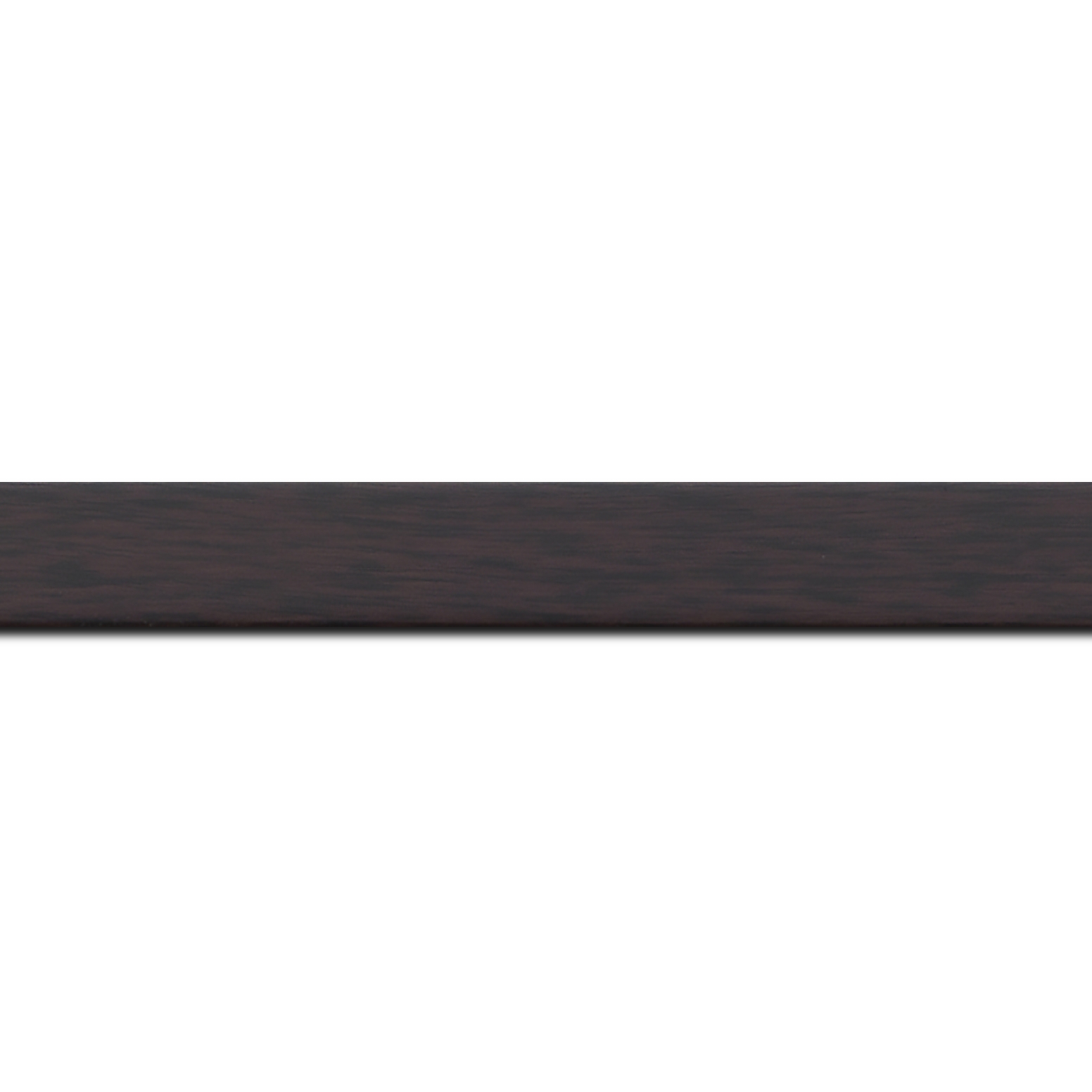 Baguette longueur 1.40m bois profil plat effet cube largeur 2cm couleur ton bois palissandre