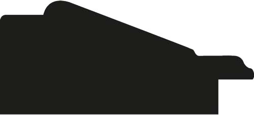 Baguette 12m bois profil incliné largeur 5.4cm couleur bordeaux marie louise crème filet or intégrée