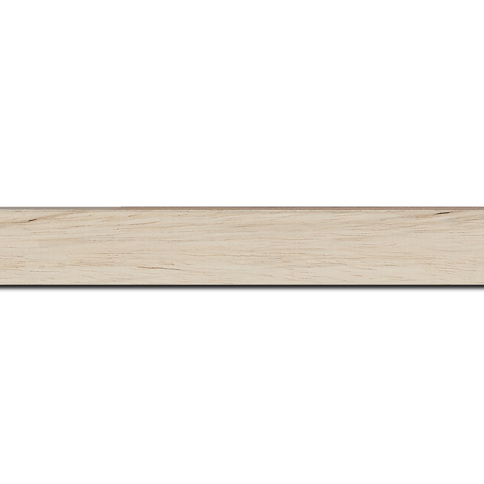 Baguette longueur 1.40m bois profil plat largeur 2.5cm hauteur 4.8cm ayous massif naturel (sans vernis, peut être peint...)