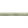 Baguette longueur 1.40m bois profil incurvé largeur 2.1cm couleur vert amande effet blanchi