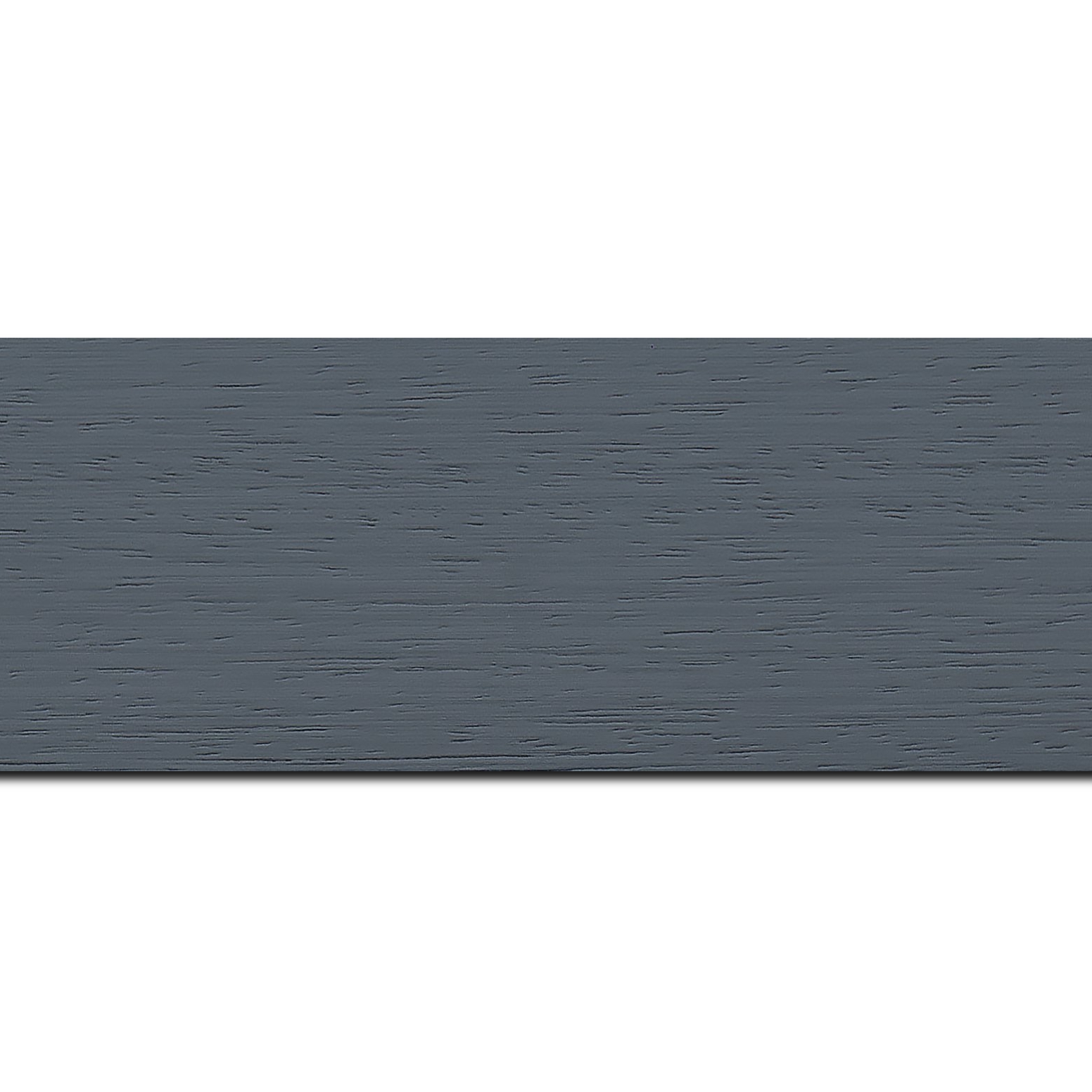 Pack par 12m, bois profil plat largeur 5.9cm couleur gris foncé satiné (longueur baguette pouvant varier entre 2.40m et 3m selon arrivage des bois)