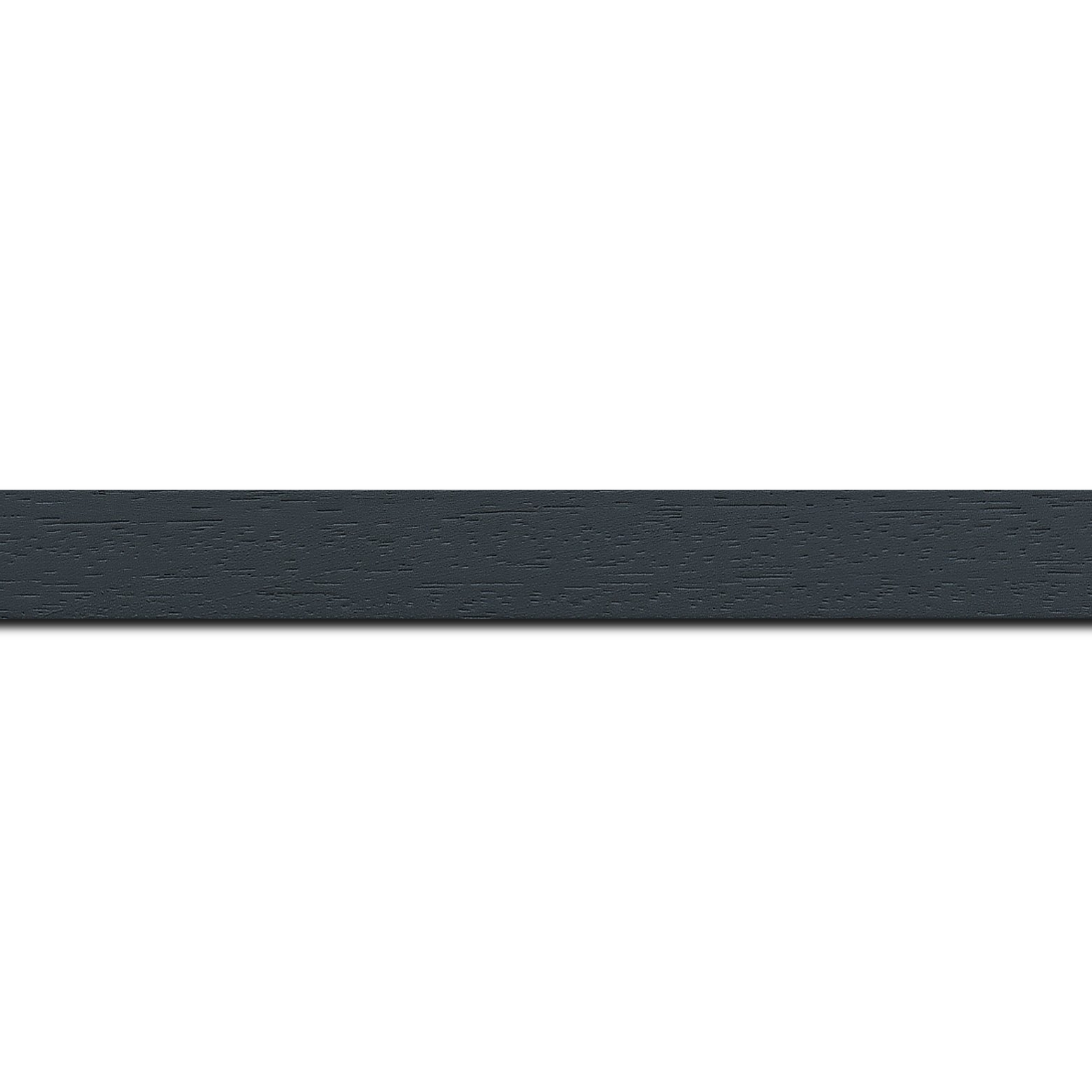 Pack par 12m, bois profil plat largeur 2cm couleur gris foncé satiné(longueur baguette pouvant varier entre 2.40m et 3m selon arrivage des bois)