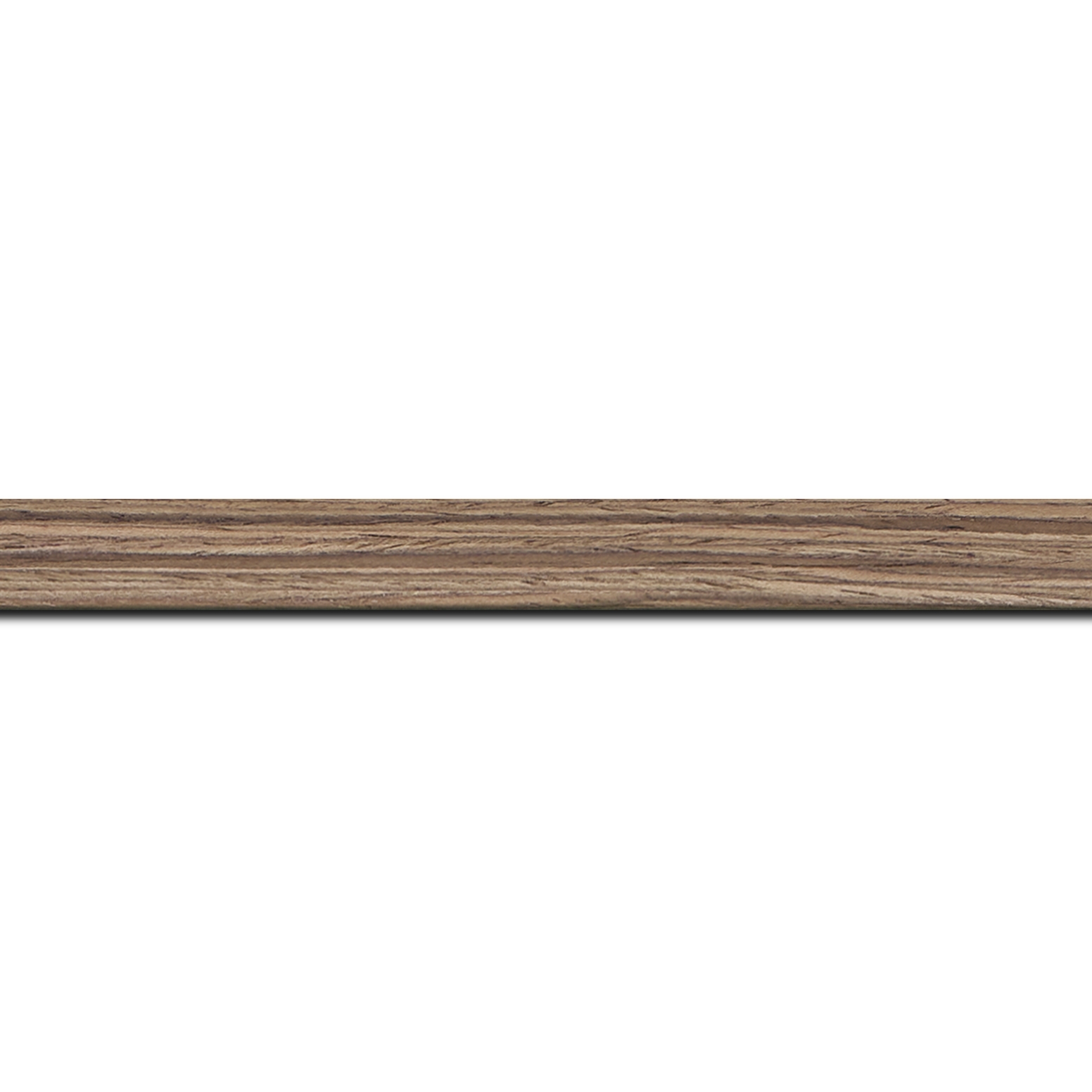 Baguette longueur 1.40m bois profil plat largeur 1.5cm  plaquage noyer haut de gamme