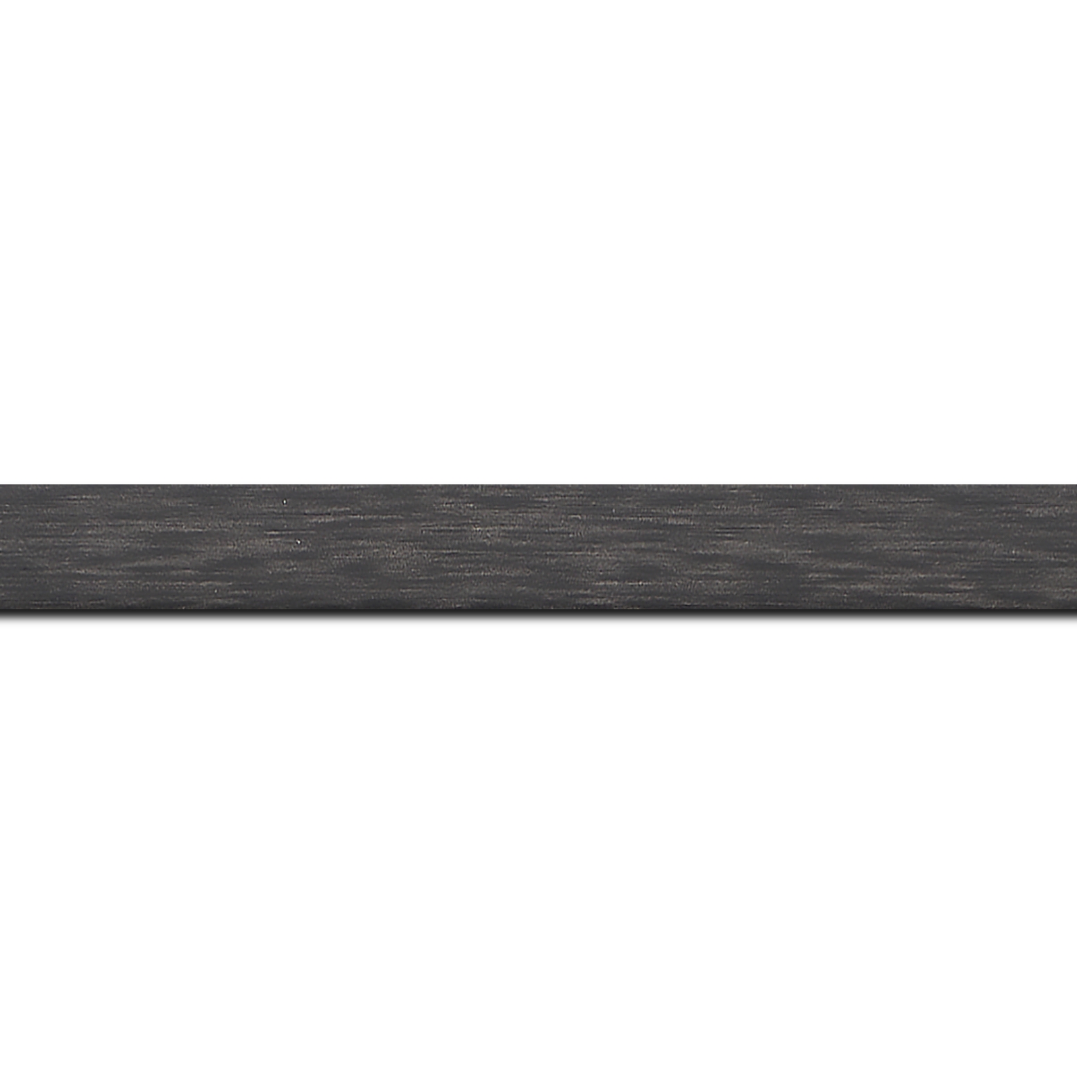 Pack par 12m, bois profil plat effet cube largeur 2cm couleur ton bois anthracite (longueur baguette pouvant varier entre 2.40m et 3m selon arrivage des bois)