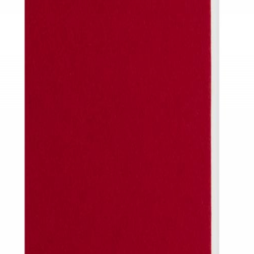 Plaque passe-partout rouge, âme blanche, épaisseur 1,4mm dimension 80x120cm - Pack de 25 feuilles