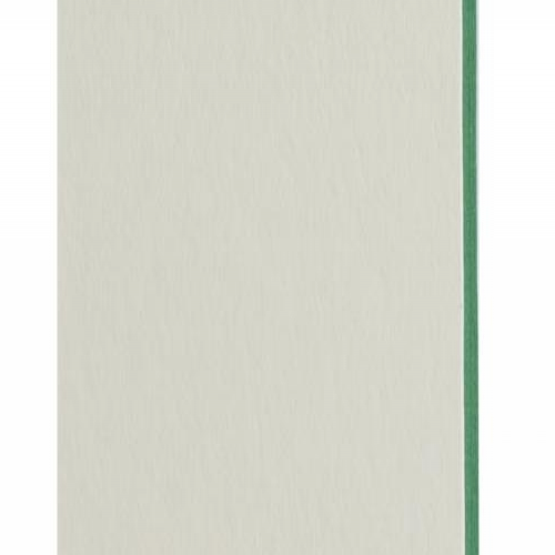 Plaque passe-partout blanc naturel, âme de couleur pigmentée (vert tonique), épaisseur 1,7mm dimension 80x102cm - Pack de 20 feuilles