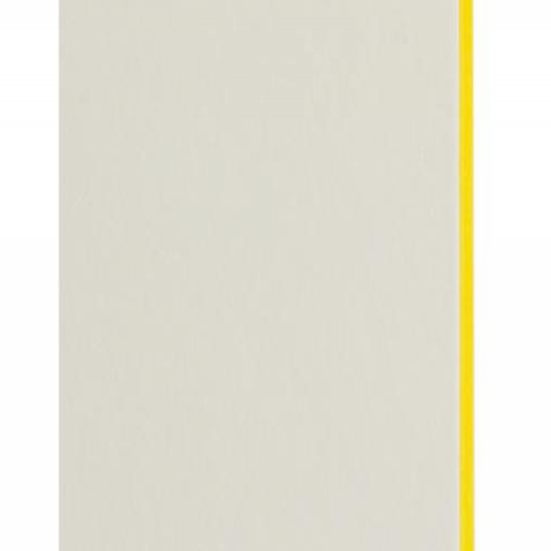 Plaque passe-partout blanc naturel, âme de couleur pigmentée (jaune tonique), épaisseur 1,7mm dimension 80x102cm - Pack de 20 feuilles
